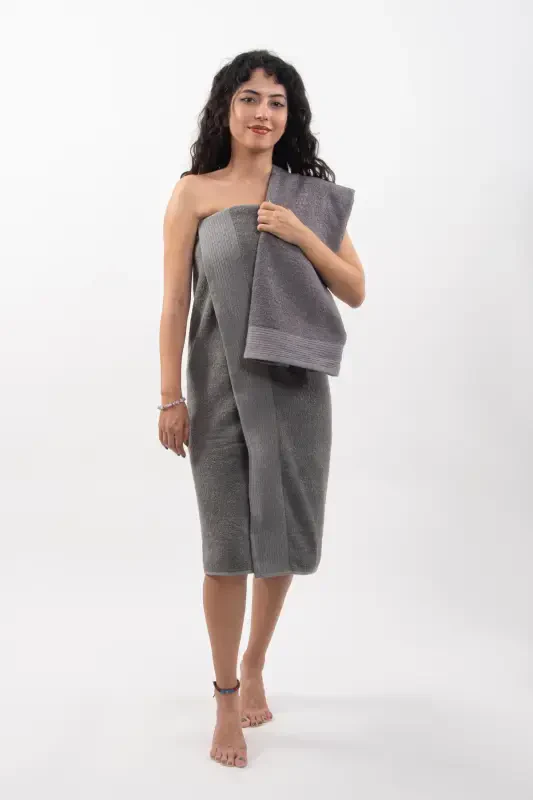 Duru 2-Piece Bathroom Towel Set | Towel | Towel Set - 3