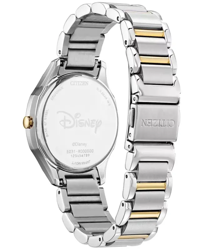 Falling Mickey & Minnie Two-Tone Stainless Steel Bracelet Watch 35mm-Two-tone - 2