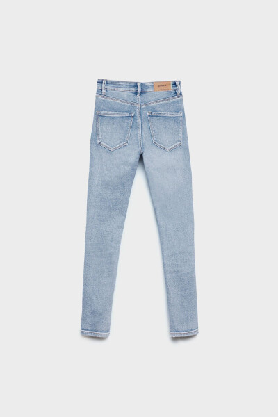 1420 Düşük Bel Skinny Jean - Mavi - 13