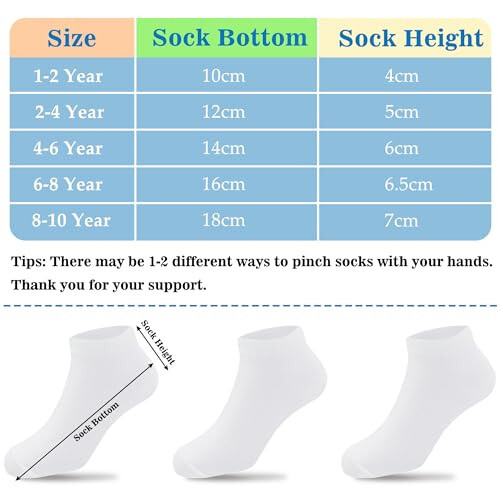 Duufin 18 Pairs Kids Socks Boys Girls Ankle Socks Toddler Socks Low Cut Socks Half Cushion Socks for Kids - 9