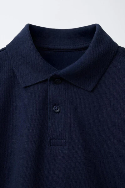 DÜZ BASIC POLO YAKA T-SHIRT-LACİVERT - 3