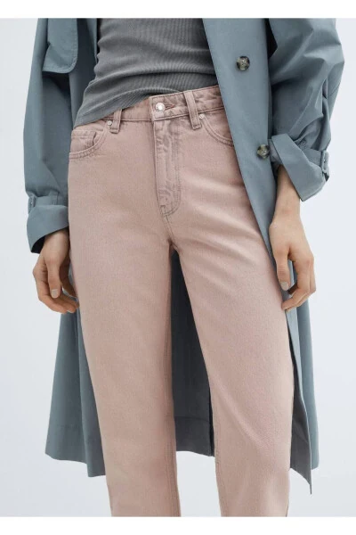 Düz kesim crop jean - 8