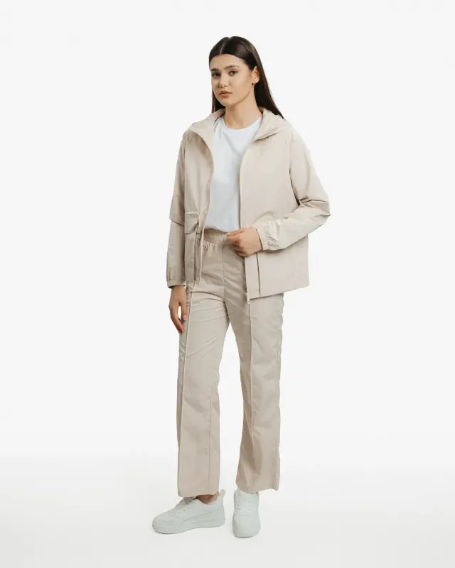 Straight Fit Pants - WHEAT - 4