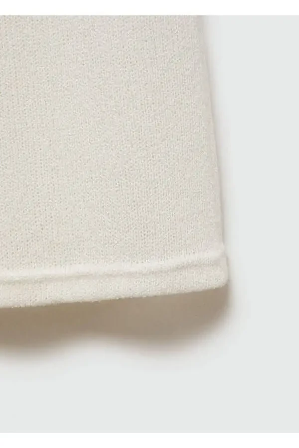 Düz kesim triko pantolon - 5