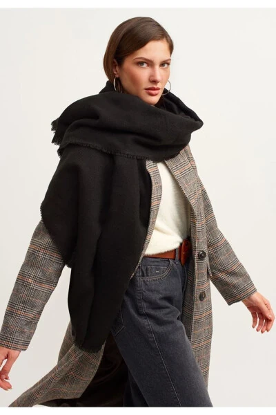 Düz Siyah Kalın Atkı Duzsiyahkalınatki-Düz Siyah - NOVON