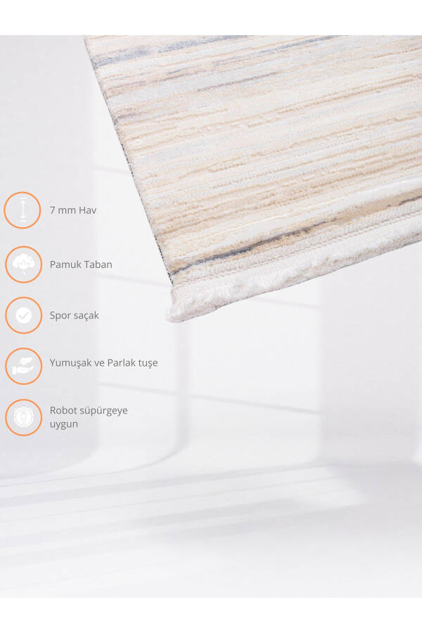 Bella Modern Salon Halısı Mutfak Halısı Yolluk Doğal Yumuşak Halı Bl-05 - 4