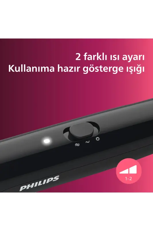 Düzleştirici Tarak Bhh880/00,geniş Fırça Alanı,turmalin Seramik Kaplama,2 Sıcaklık Ayarı - 5