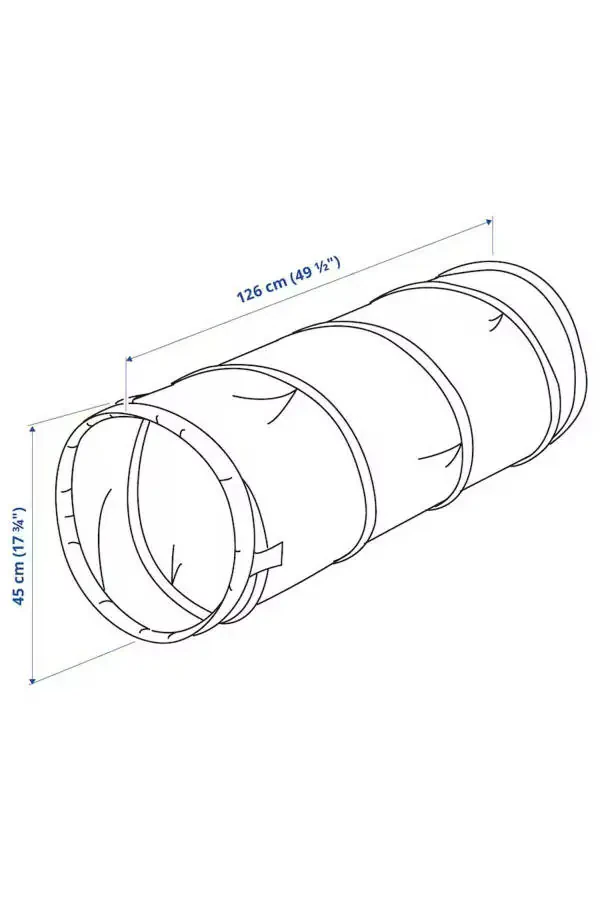 Dvargmas Oyun Tüneli - 126 Cm - Mavi / Yeşil - 3