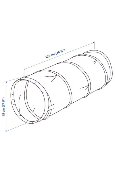Dvargmas Oyun Tüneli - 126 Cm - Mavi / Yeşil - 3