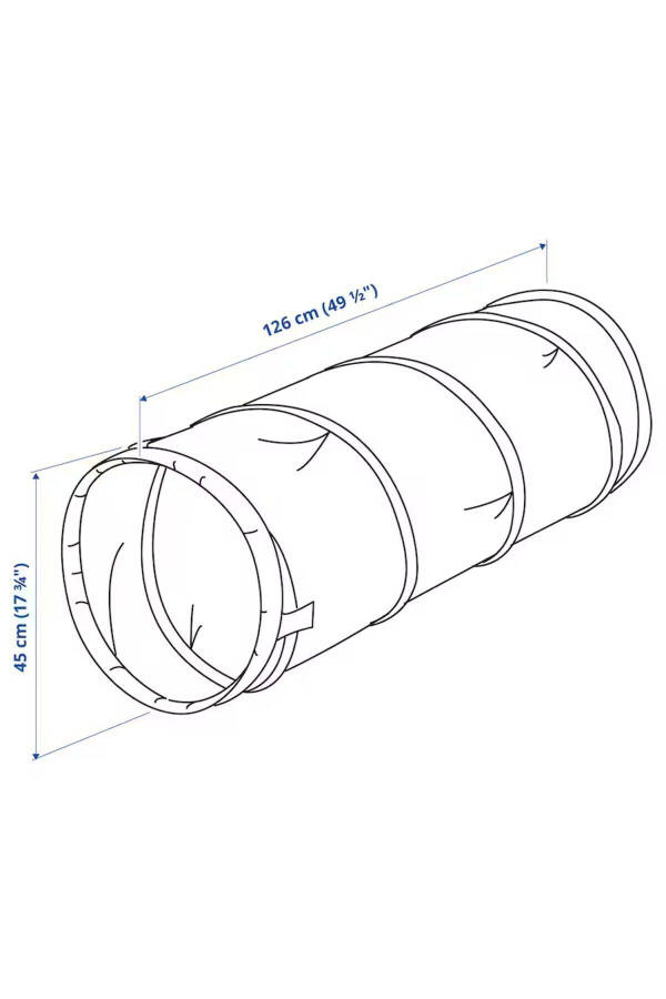 Dvargmas Oyun Tüneli - 126 Cm - Mavi / Yeşil - 3