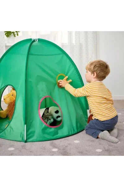 DVARGMAS Yashil 98x80 sm. Bolalar xonasi o'yin chodiri - 6