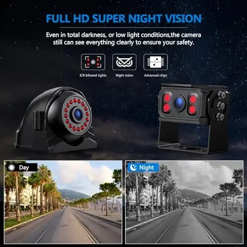 DVKNM 4K RV Backup Camera System 10.1