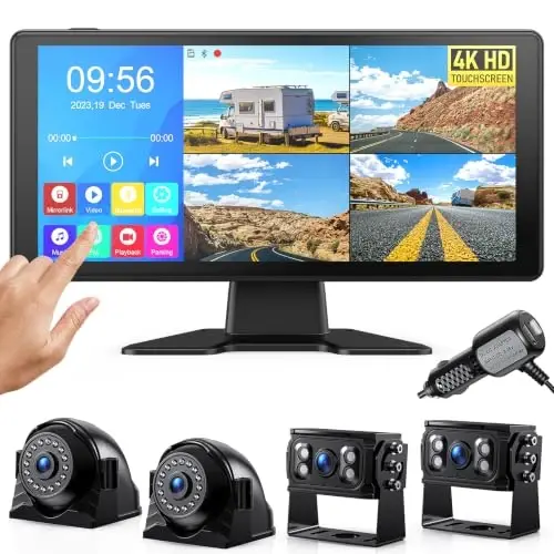 DVKNM 4K RV Backup Camera System, 10.36