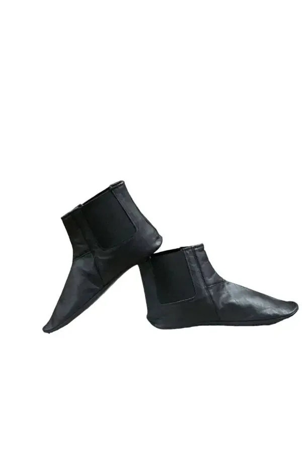 Двойные эластичные шерстяные носки на войлочной основе для валенок - 2