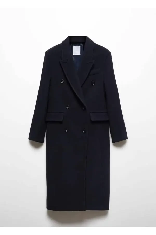 Двубортное пальто Manteco Wool - 3