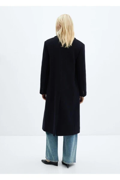 Двубортное пальто Manteco Wool - 4