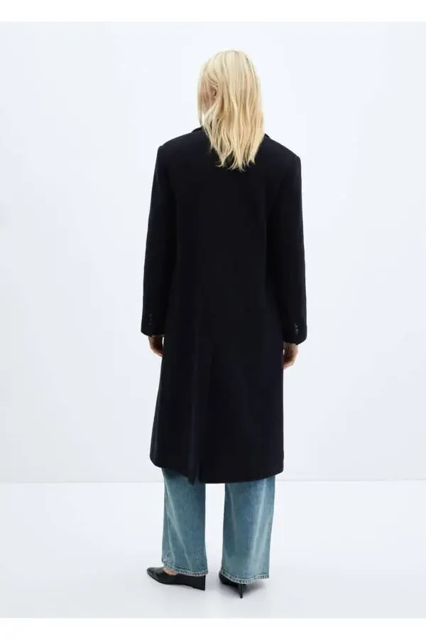 Двубортное пальто Manteco Wool - 4