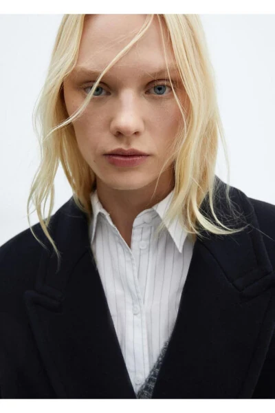 Двубортное пальто Manteco Wool - 6