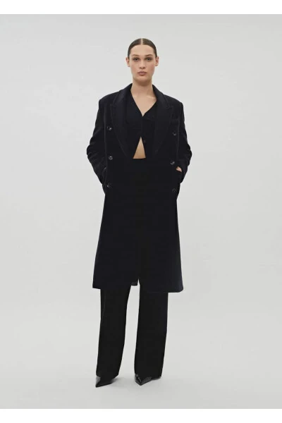 Двубортное пальто Manteco Wool - 8