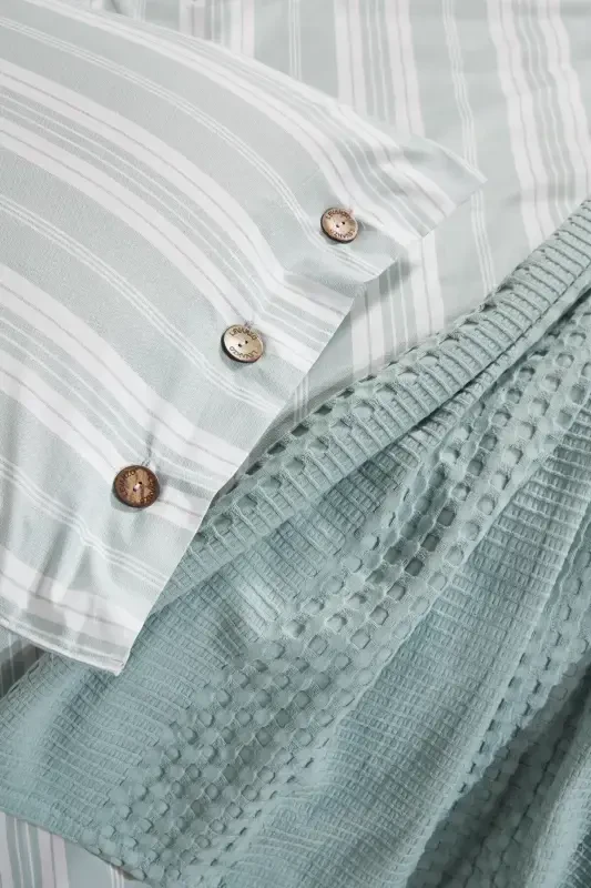 ДВУСПАЛЬНЫЙ 4 ПРЕДМЕТА НАБОР ПОКРЫВАЛ ESTIVO Зеленый-зеленый - 7