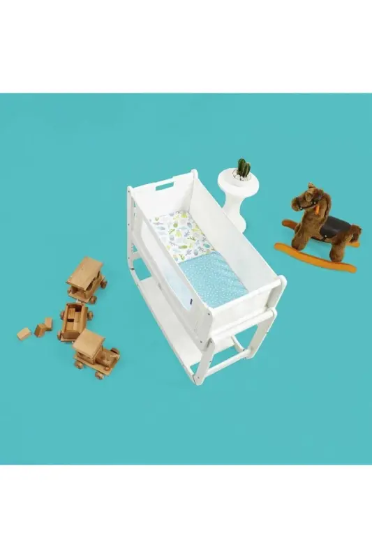 Двустороннее детское одеяло - Голубой - 3