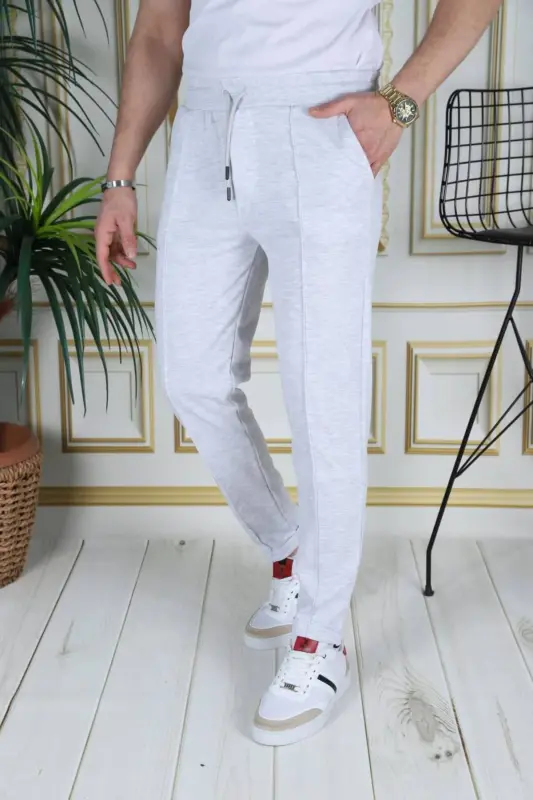 Двусторонние спортивные штаны-МеталликДВОЙНОЙСЕРЫЙ - GOLDEN TOPTAN