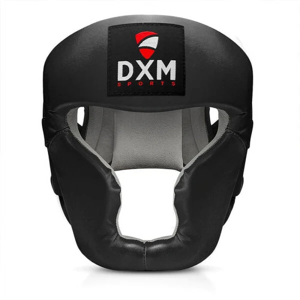 DXM SPORTS Headgear for Boxing, MMA Training, Sparring Martial Arts - Adjustable and Padded Safety Head Guard - DXM SPORTS (1)