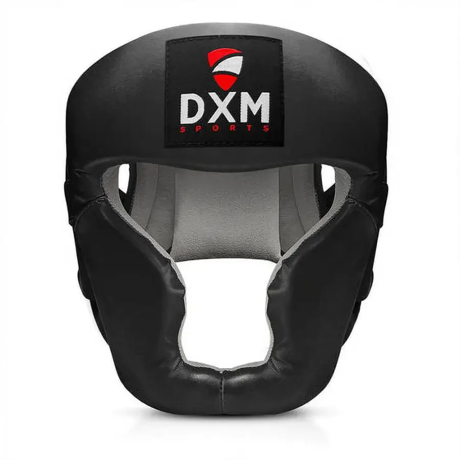 DXM SPORTS Headgear for Boxing, MMA Training, Sparring Martial Arts - Adjustable and Padded Safety Head Guard - 2