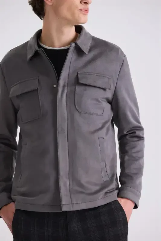 Дымка Comfort Fit Mock Neck Transition Уютная куртка - 3