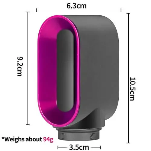 Dyson Airwrap HS05/HS01 Soch Turmakchi Aksesuar Qismlari uchun Oldindan Shakillantirish Quruqlagich Nozuli (Pushti Qizil) - 4