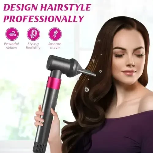 Dyson Airwrap Styler bilan mos keladigan Professional Concentrator va Adapter to'plami, jingalak temirni soch quritgichga aylantirish uchun, soch quritgich qo'shimcha qismlarni ushlagich bilan - 6