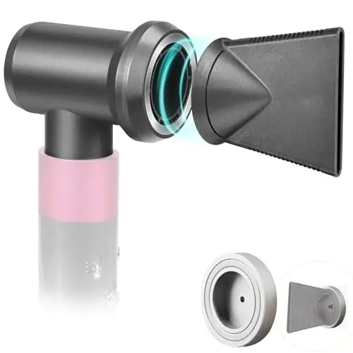 Professional Concentrator and Adapter Kit Compatible with Dyson Airwrap Styler, for Curling Iron Converting to Hair Dryer, with Hair Dryer AttacModazoneent Holder - 3