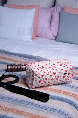 Dyson Tüm Parçalar Için Uyumlu Çanta Düzleştirici Ve Saç Maşası Çantası Lale - Lale Deseni - 4