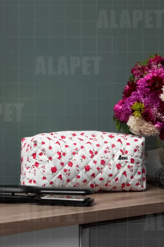 Dyson Tüm Parçalar Için Uyumlu Çanta Düzleştirici Ve Saç Maşası Çantası Lale-Lale Deseni - 5