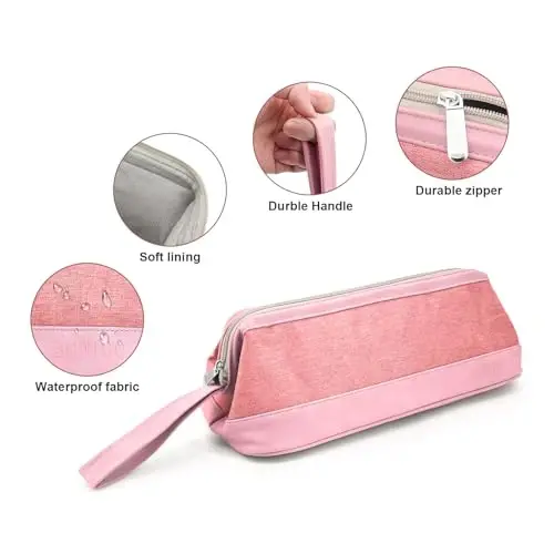 Buwico Airwrap Travel Case for Dyson/Shark Flexstyle, Travel Pouch for Dyson Airwrap/Shark Flexstyle Complete Styler and AttacModazoneents, Travel Bag for Dyson/Shark Hair Dryer - 4