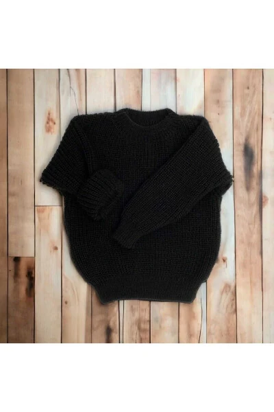 Джемпер оверсайз с воротником-гольфом для мальчика/девочки - BEBEĞİME ÇORAP (1)