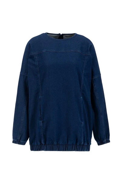 Джинсовая туника 24kd3406 Indigo - ARMINE