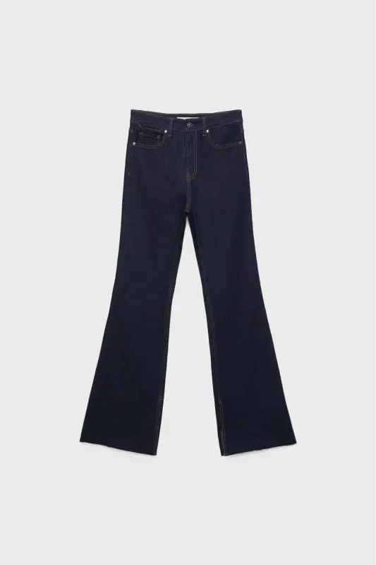 Джинсы D74 Slim Fit с испанским кроем - 5