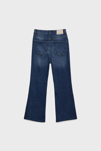 Джинсы D78 с испанским кроем, укороченные - 6