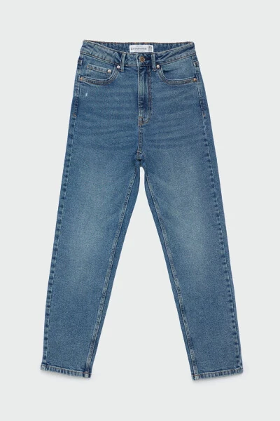 Джинсы для мамы узкого кроя - 12