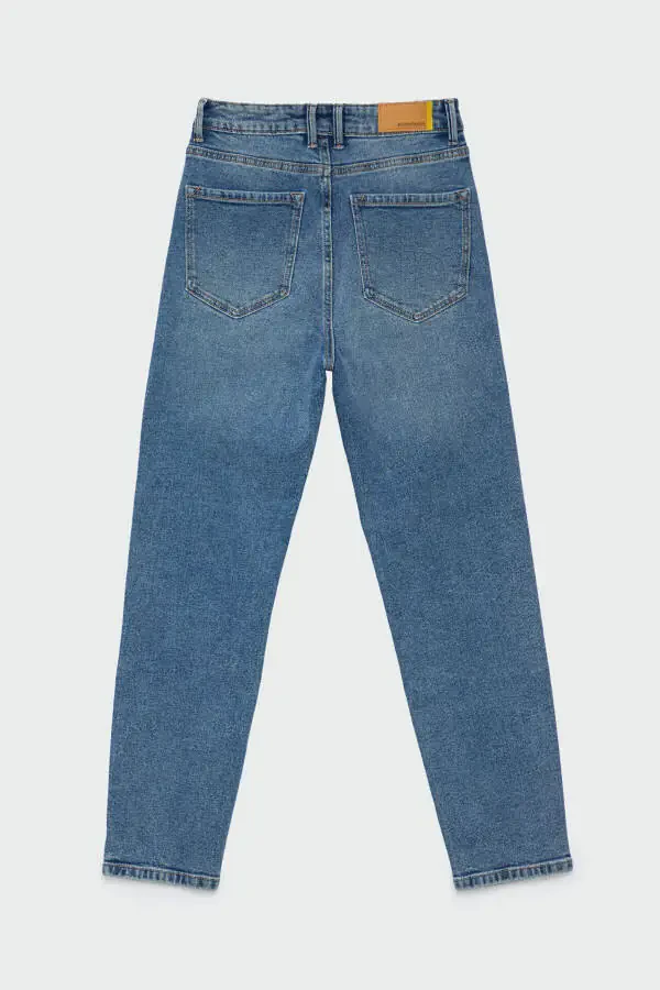 Джинсы для мамы узкого кроя - 13