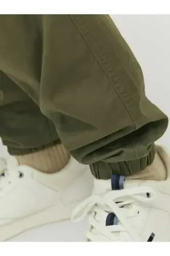 Джинсы карго для мужчин Jack Jones 12242264 Jpstkane Jjnoah с манжетами, хаки - 5