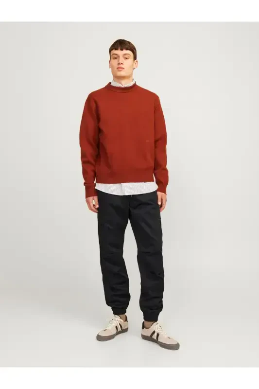 Джинсы карго Jack&Jones 12258324 JPSTKANE JJROUPE JOGGER Черные - JACK & JONES