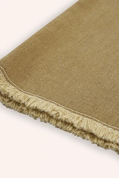 Джинсы кэмел с карманами для девочек - 6