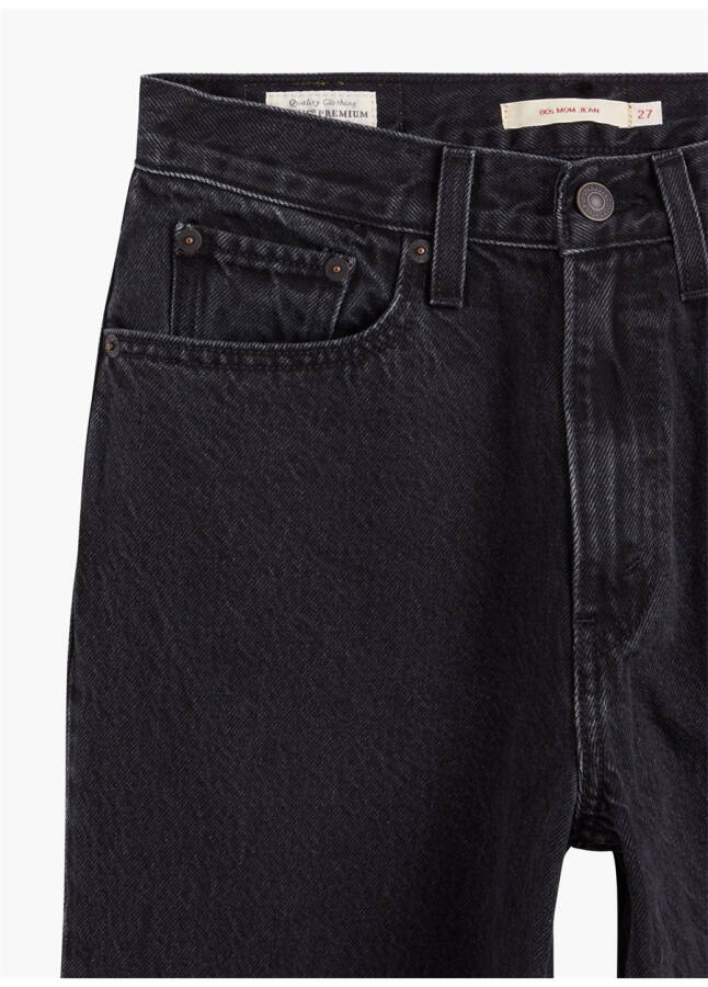 Джинсы Levi's 80-х Черные Высокая Посадка Женские Джинсы MOM JEAN - 22