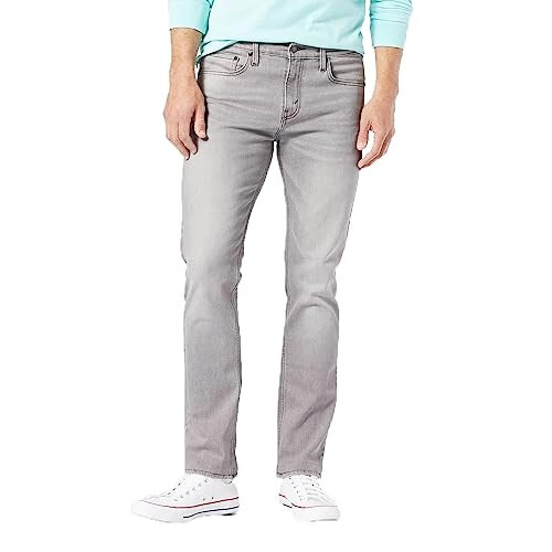 Джинсы Levi's для мужчин 216 Slim Fit, Kendrick Grey, Denizen - 7