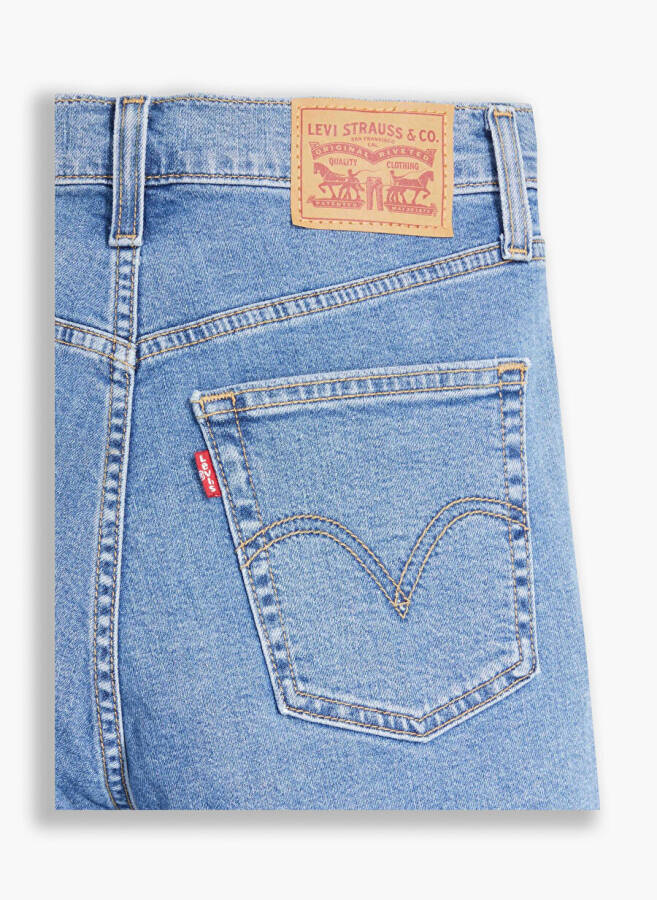 Джинсы Mom Levi's светло-голубого цвета для женщин с высокой талией FYI - 21