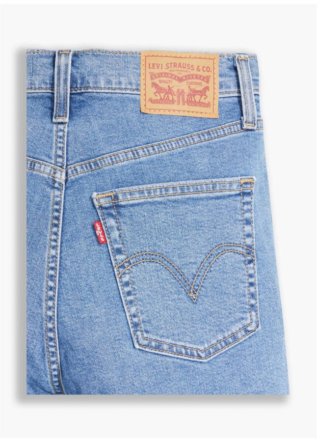 Джинсы Mom Levi's светло-голубого цвета для женщин с высокой талией FYI - 33