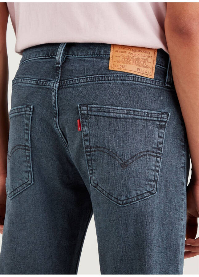 Джинсы мужские Levi's 512 Slim Fit черные - 15