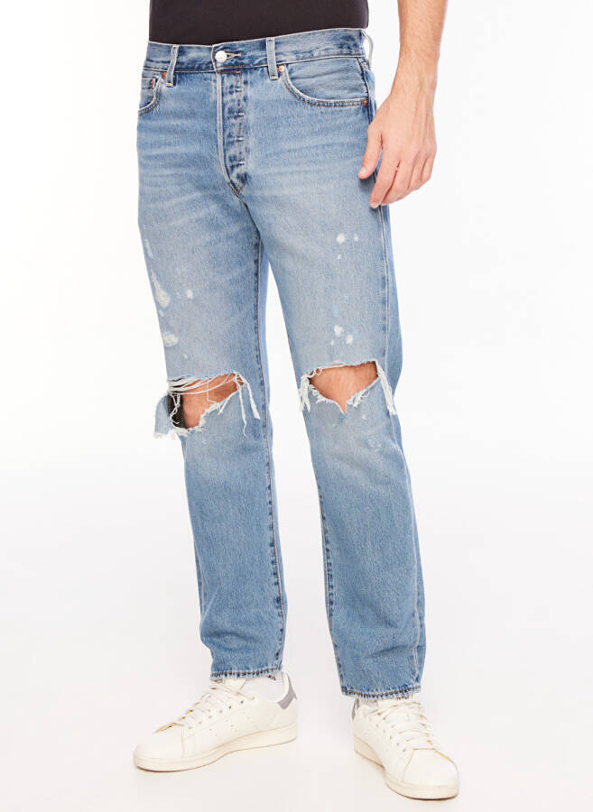 Джинсы мужские Levi's A4677-0007 синие, Regular Fit, классическая посадка - 4